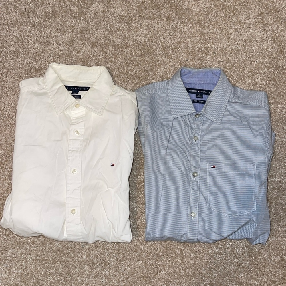 x2 Tommy Hilfiger Dress Shirt(USED)